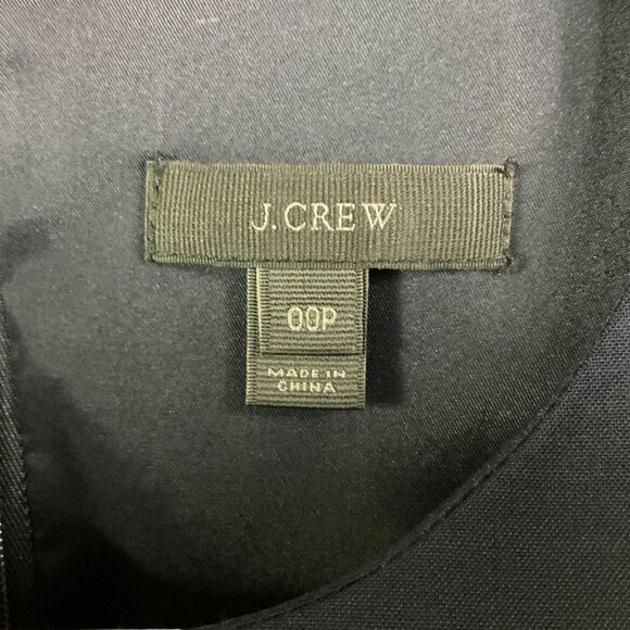 J.Crew 365 Resume Sheath in Navy Blue Italian Stretch Wool Dress, 00P - Picture 5 of 13
